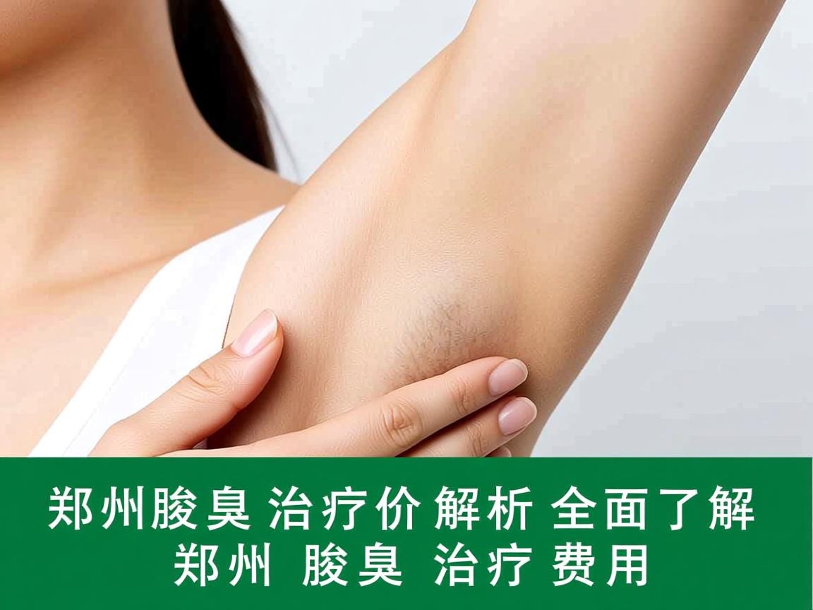 郑州腋臭治疗价格解析，全面了解郑州腋臭治疗费用