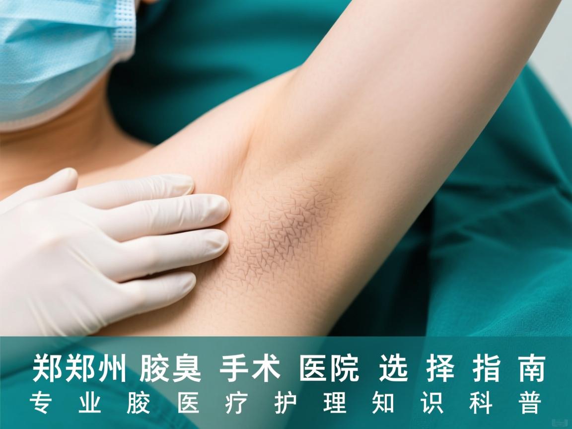 郑州腋臭手术医院选择指南，专业腋臭医疗护理知识科普