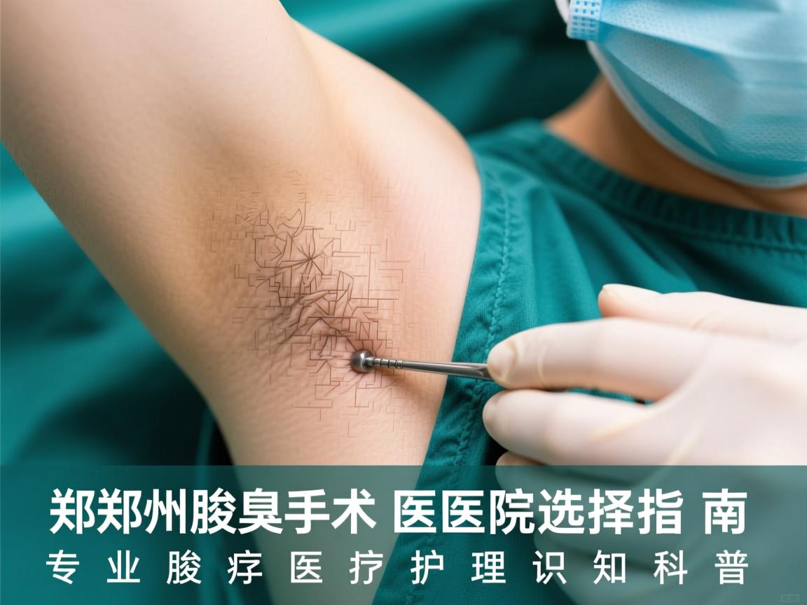 郑州腋臭手术医院选择指南，专业腋臭医疗护理知识科普