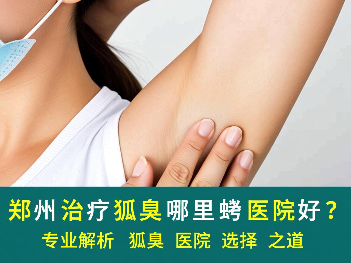 郑州治疗狐臭哪里医院好？专业解析郑州狐臭医院选择之道