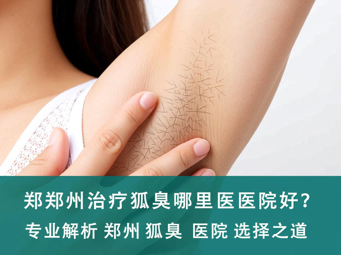 郑州治疗狐臭哪里医院好？专业解析郑州狐臭医院选择之道