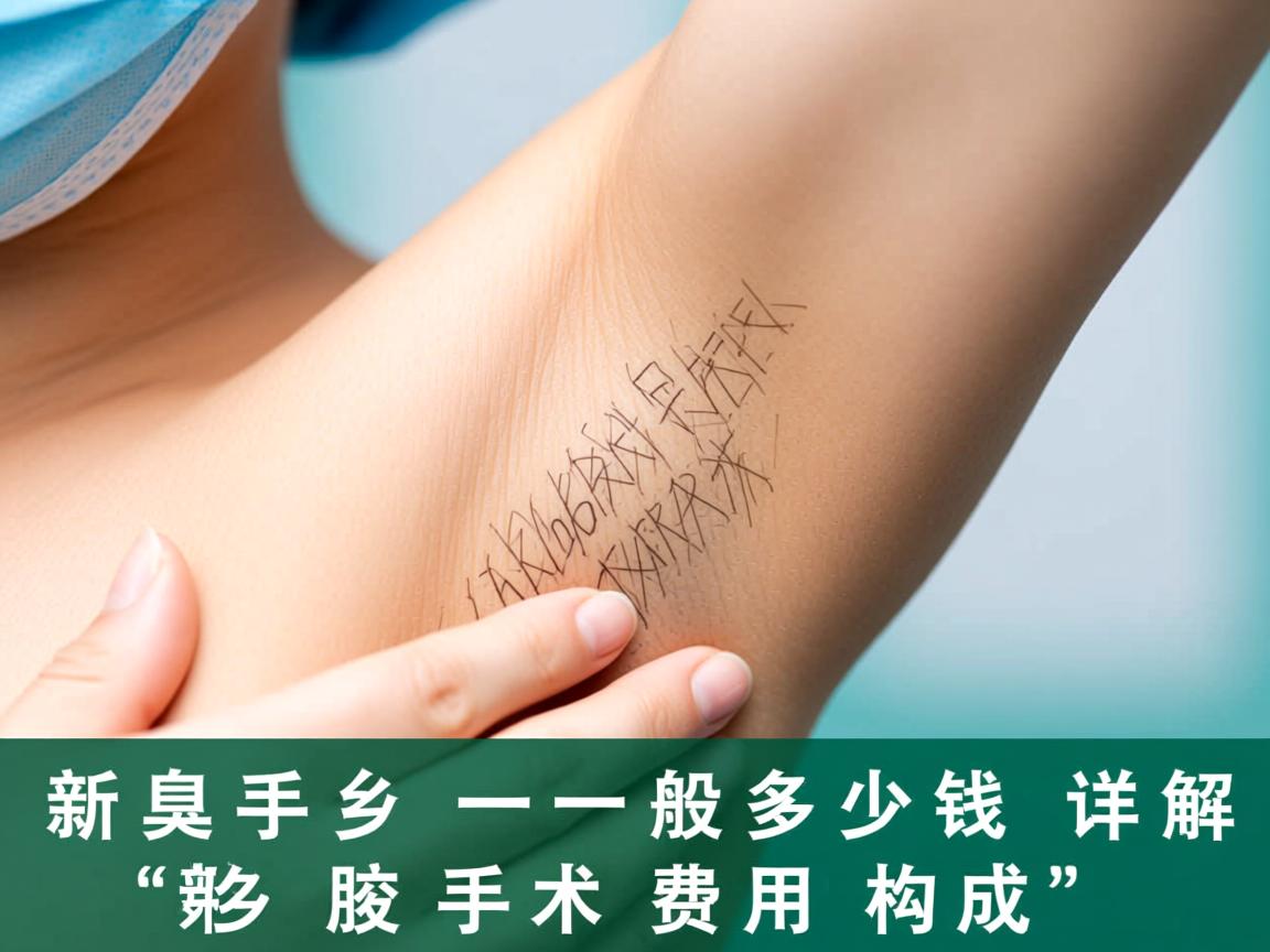 新乡腋臭手术一般多少钱，详解新乡腋臭手术费用构成