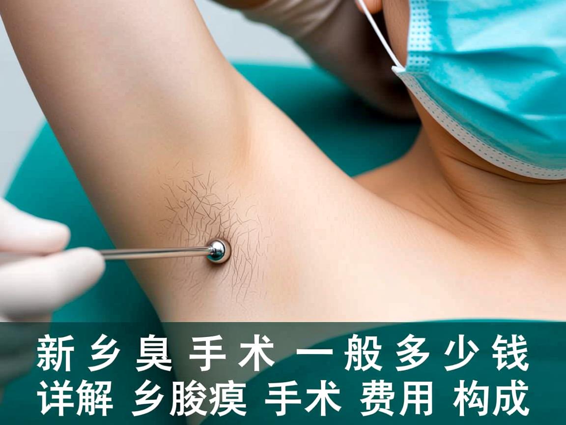 新乡腋臭手术一般多少钱，详解新乡腋臭手术费用构成