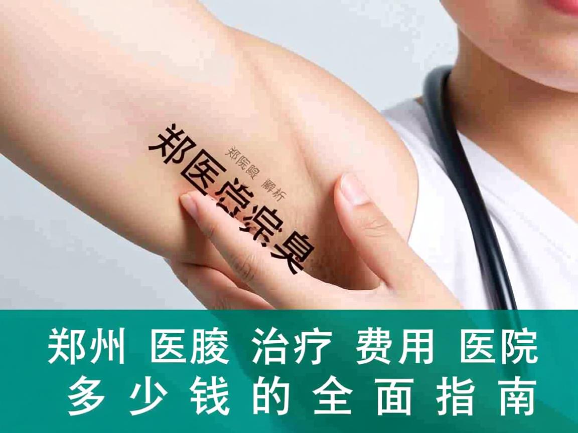 郑州腋臭医院治疗费用解析，郑州腋臭医院多少钱的全面指南