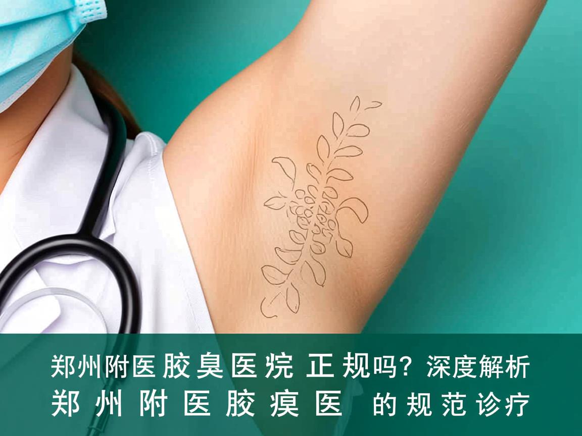 郑州附医腋臭医院正规吗？深度解析郑州附医腋臭医院的规范诊疗