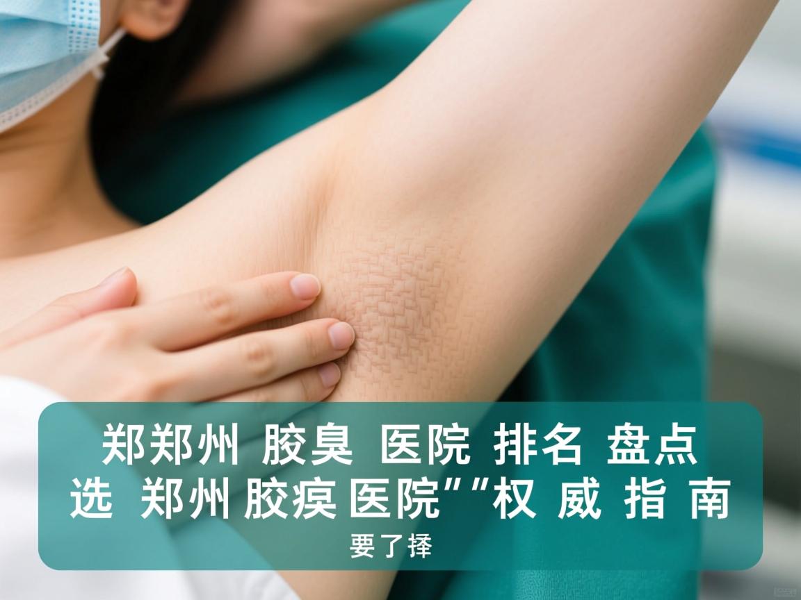 郑州腋臭医院排名盘点，选择郑州腋臭医院的权威指南