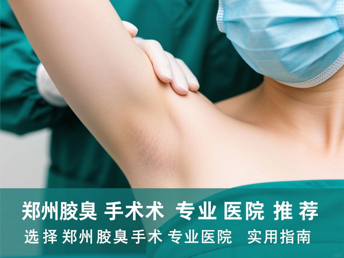 郑州腋臭手术专业医院推荐，选择郑州腋臭手术专业医院的实用指南