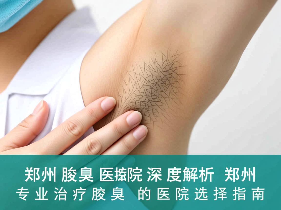 郑州腋臭医院深度解析，郑州专业治疗腋臭的医院选择指南