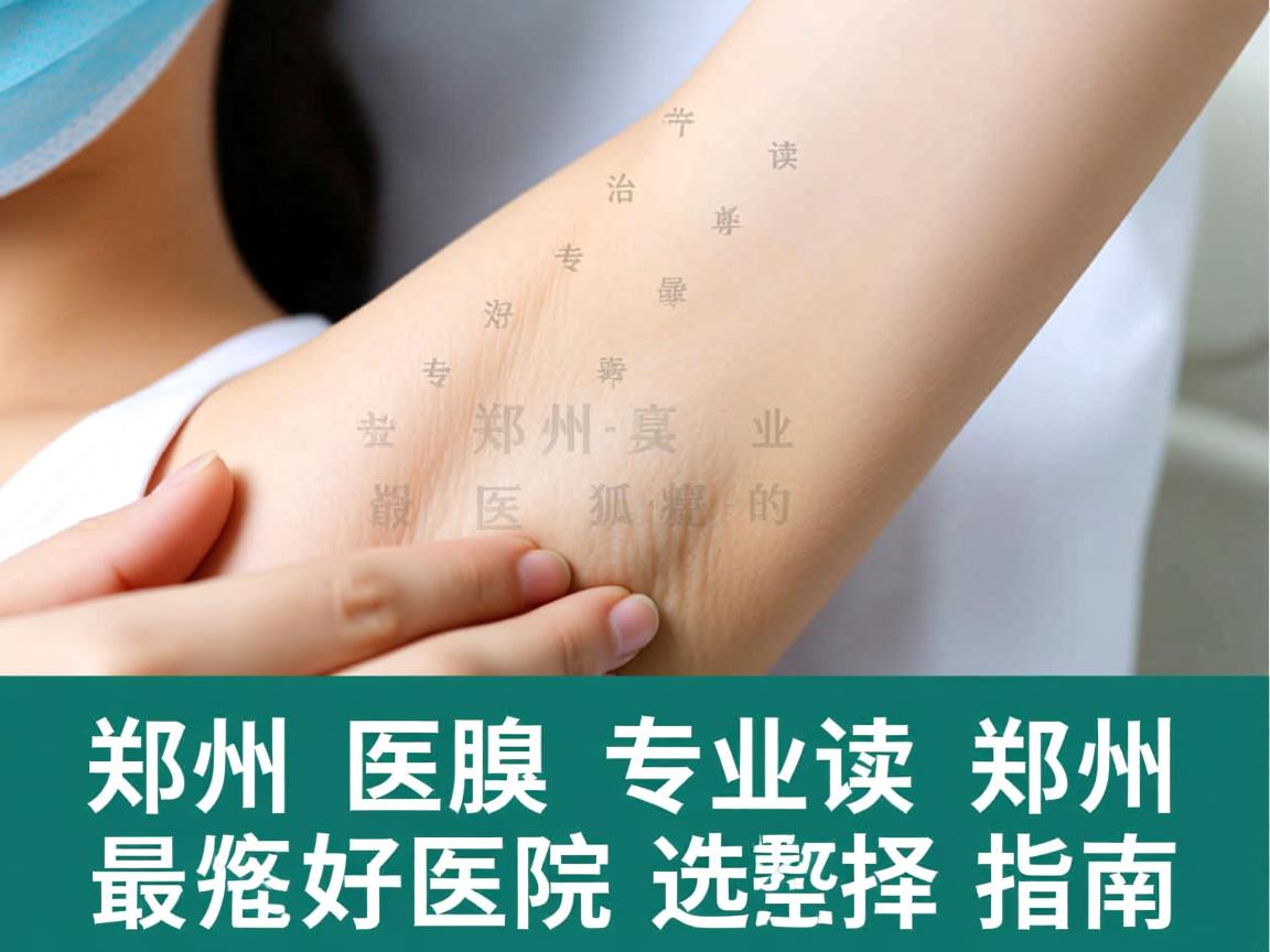 郑州腋臭医院专业解读，郑州治疗狐臭的最好医院选择指南
