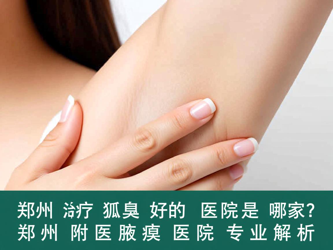 郑州治疗狐臭好的医院是哪家？郑州附医腋臭医院专业解析