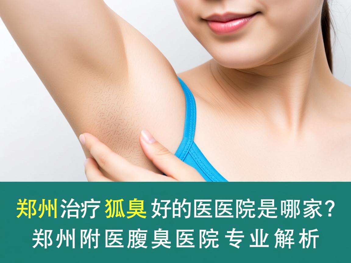 郑州治疗狐臭好的医院是哪家？郑州附医腋臭医院专业解析