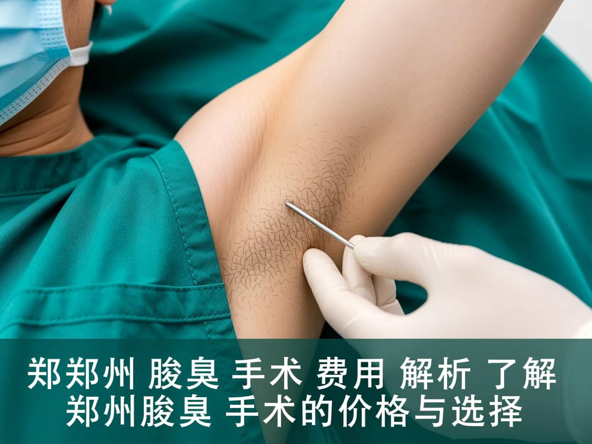 郑州腋臭手术费用解析，了解郑州腋臭手术的价格与选择