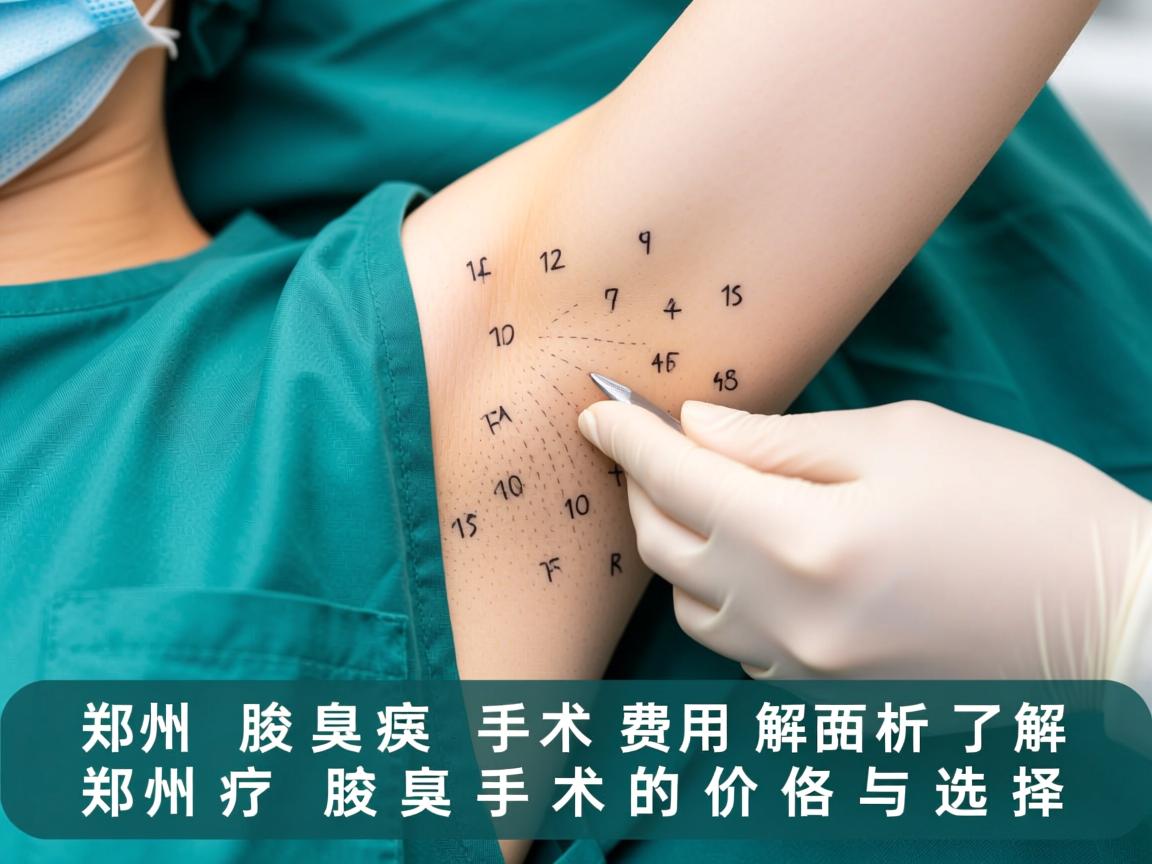 郑州腋臭手术费用解析，了解郑州腋臭手术的价格与选择