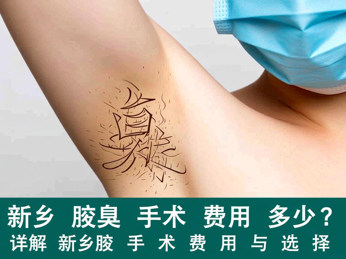 新乡腋臭手术费用多少？详解新乡腋臭手术费用与选择