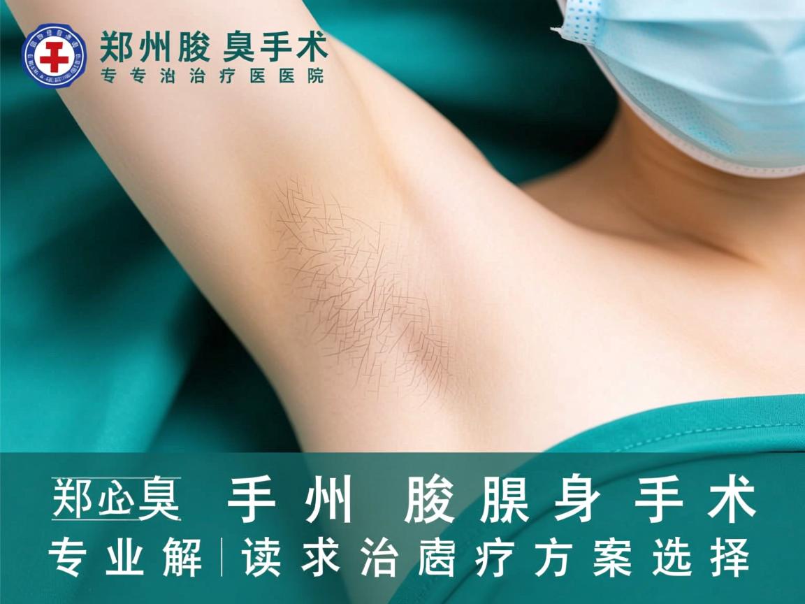 郑州腋臭手术治疗医院，专业解读郑州腋臭手术治疗方案选择
