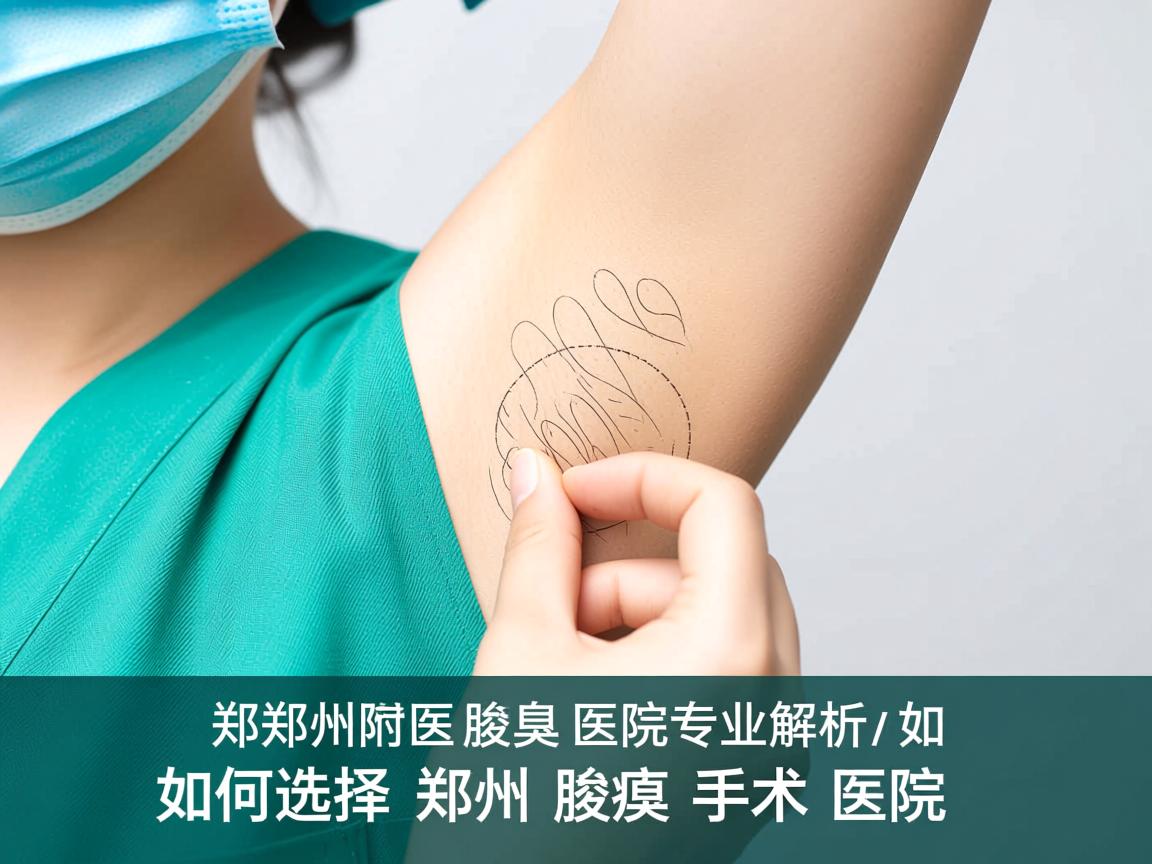 郑州附医腋臭医院专业解析，如何选择郑州腋臭手术医院