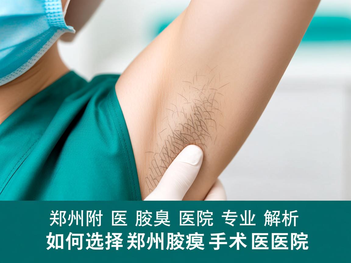郑州附医腋臭医院专业解析，如何选择郑州腋臭手术医院