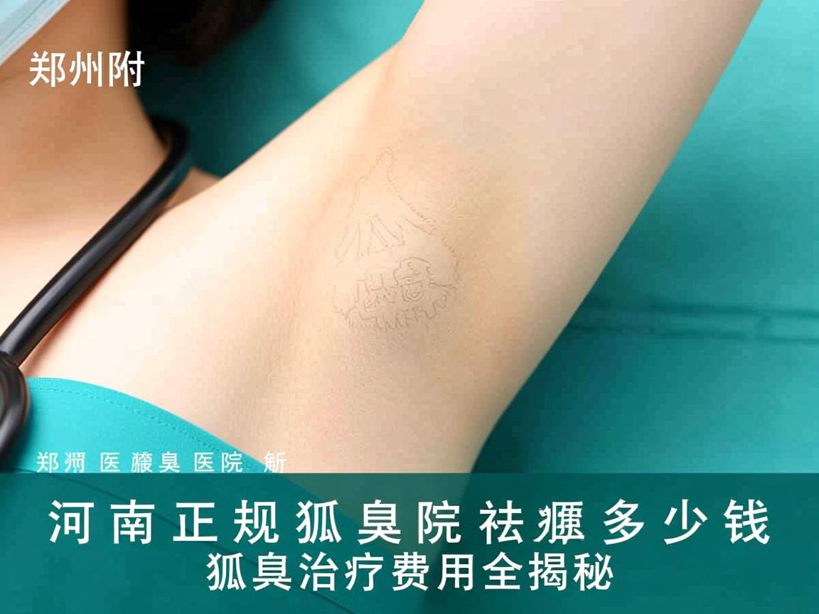 郑州附医腋臭医院解析，河南正规狐臭医院祛狐臭多少钱，狐臭治疗费用全揭秘