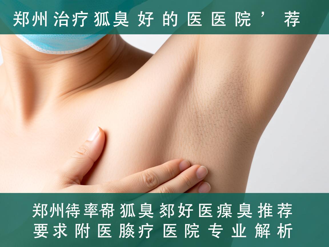 郑州治疗狐臭好的医院推荐，郑州附医腋臭医院专业解析