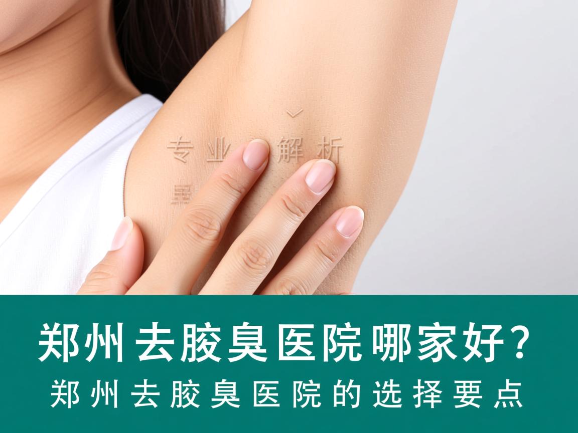 郑州去腋臭医院哪家好？专业解析郑州去腋臭医院的选择要点