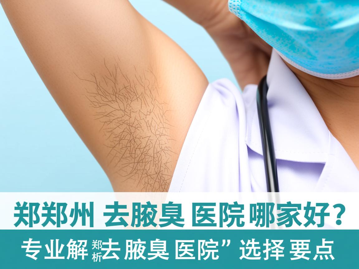 郑州去腋臭医院哪家好？专业解析郑州去腋臭医院的选择要点
