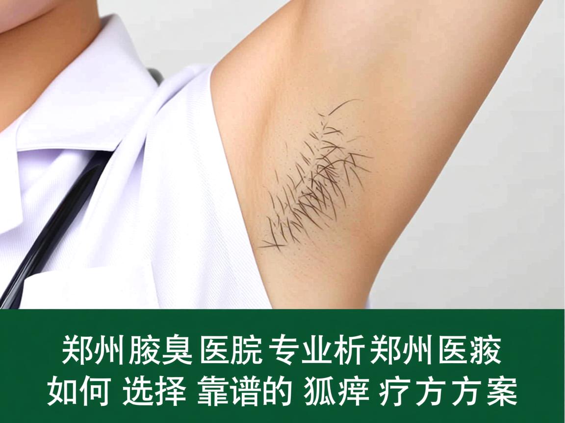 郑州腋臭医院专业解析，郑州腋臭医院如何选择靠谱的狐臭治疗方案