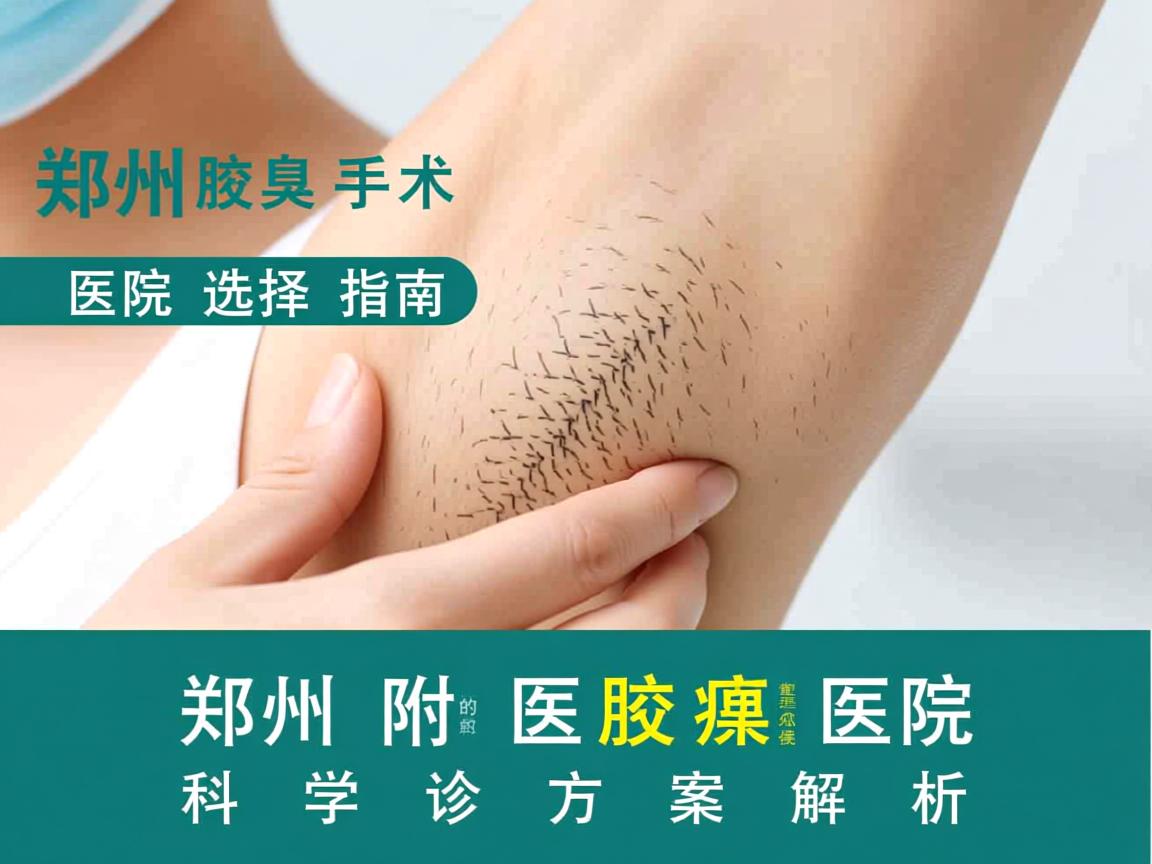 郑州腋臭手术医院选择指南，郑州附医腋臭医院的科学诊疗方案解析