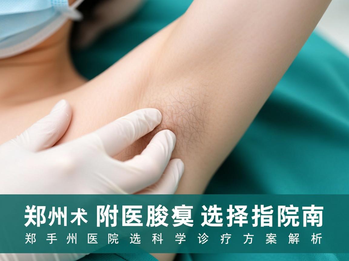 郑州腋臭手术医院选择指南，郑州附医腋臭医院的科学诊疗方案解析