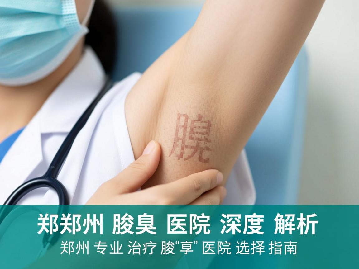 郑州腋臭医院深度解析，郑州专业治疗腋臭的医院选择指南