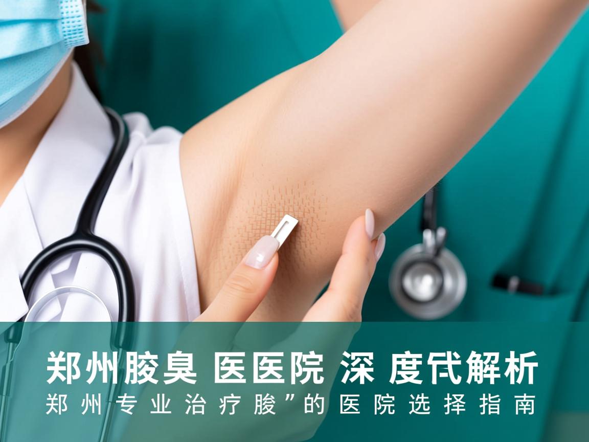 郑州腋臭医院深度解析，郑州专业治疗腋臭的医院选择指南