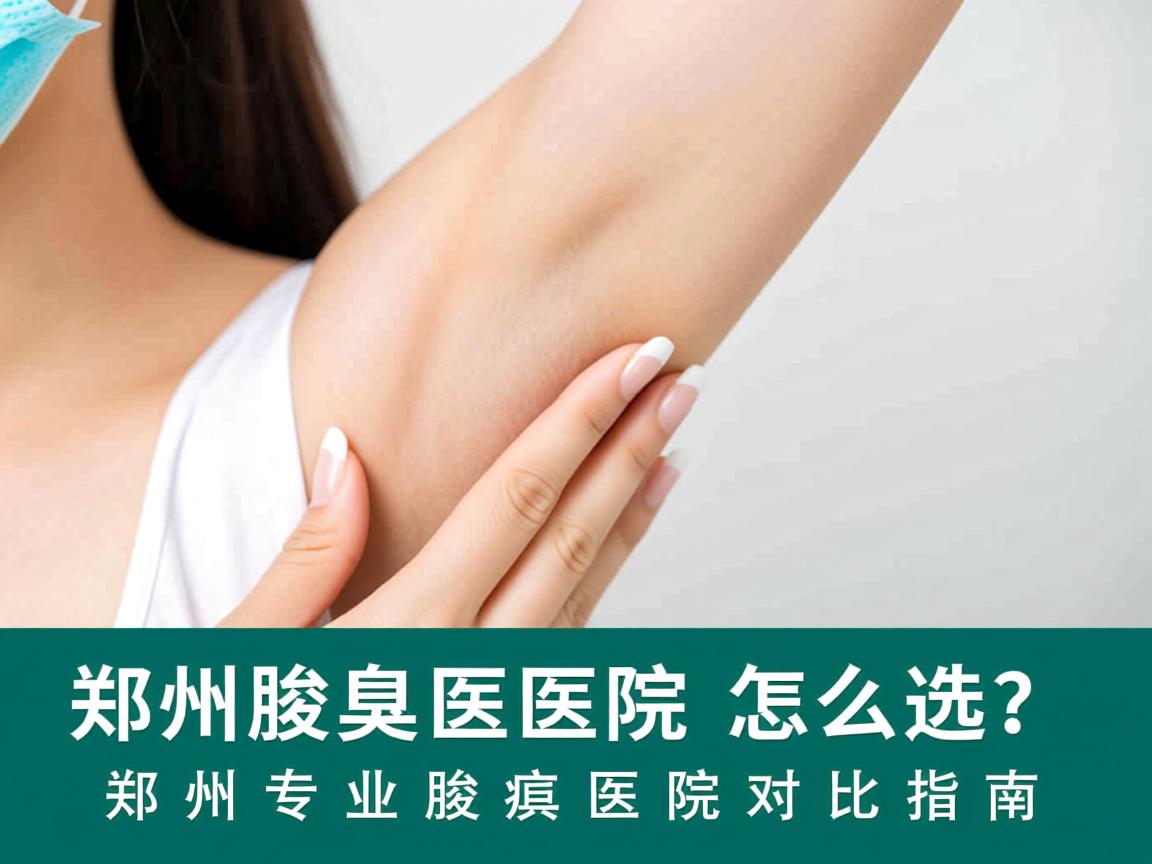 郑州腋臭医院怎么选？郑州专业腋臭医院对比指南