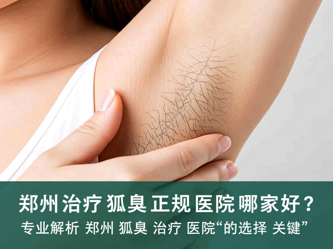 郑州治疗狐臭的正规医院哪家好？专业解析郑州狐臭治疗医院的选择关键