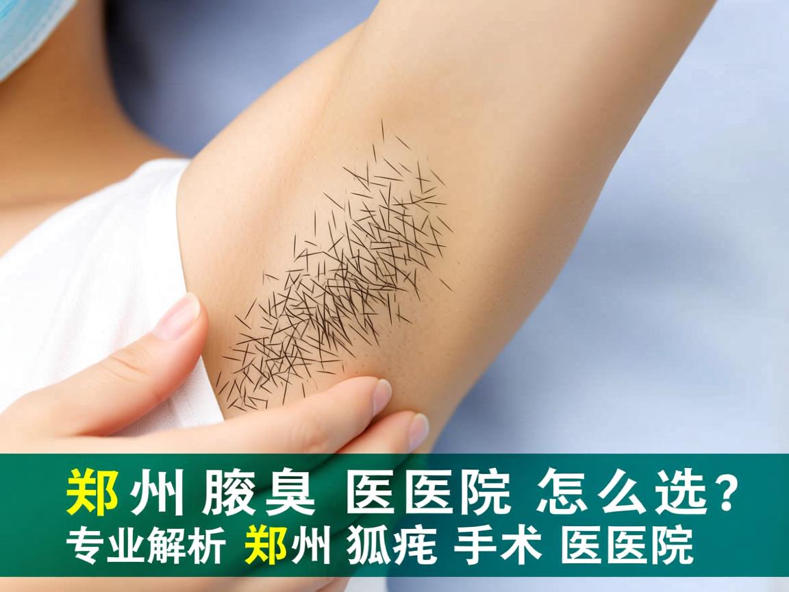 郑州腋臭医院怎么选？专业解析郑州狐臭手术医院