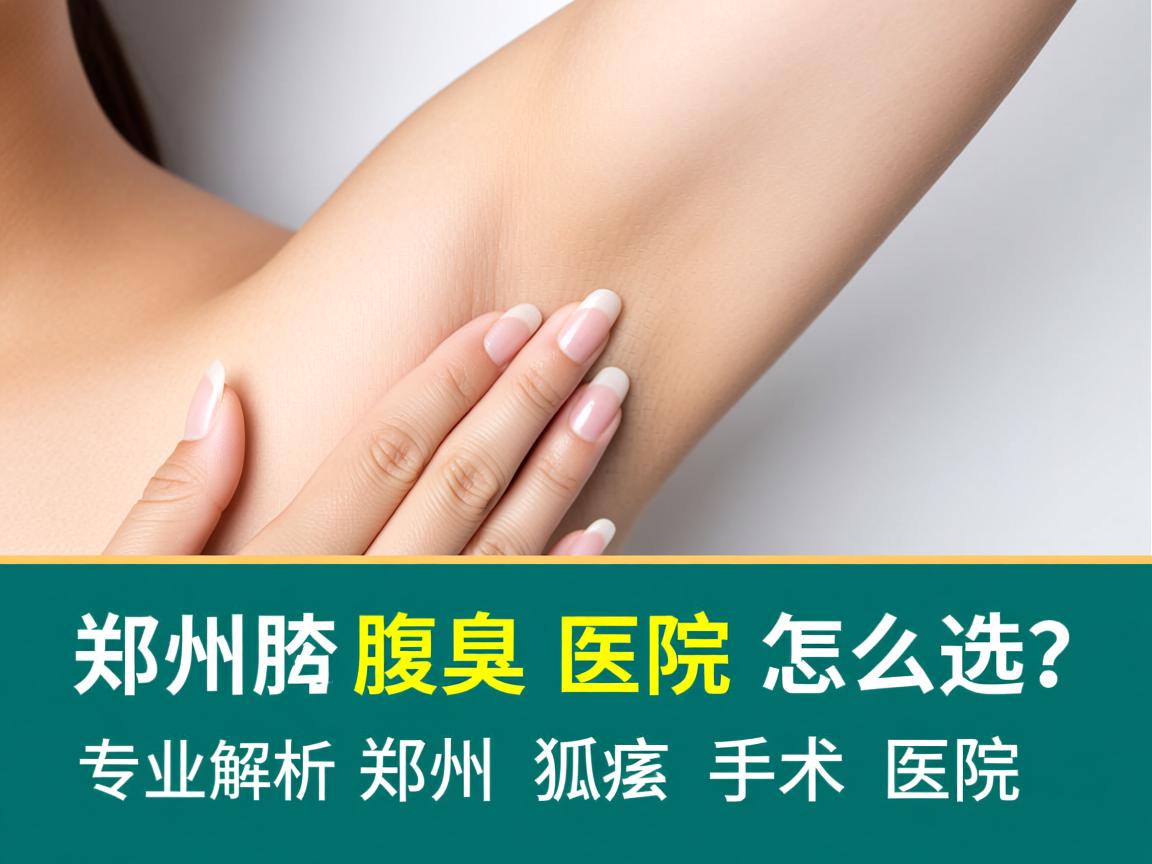郑州腋臭医院怎么选？专业解析郑州狐臭手术医院