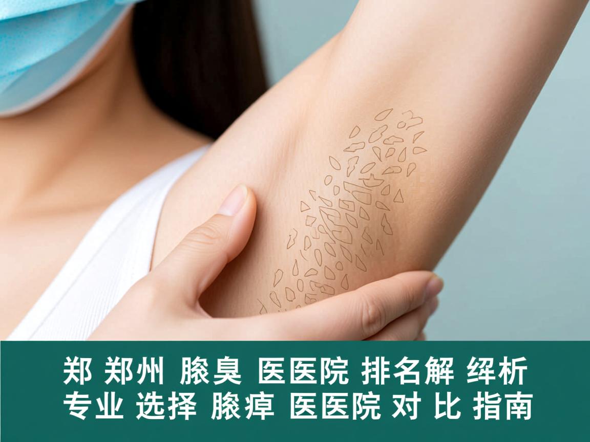 郑州腋臭医院排名解析，专业选择与腋臭医院对比指南