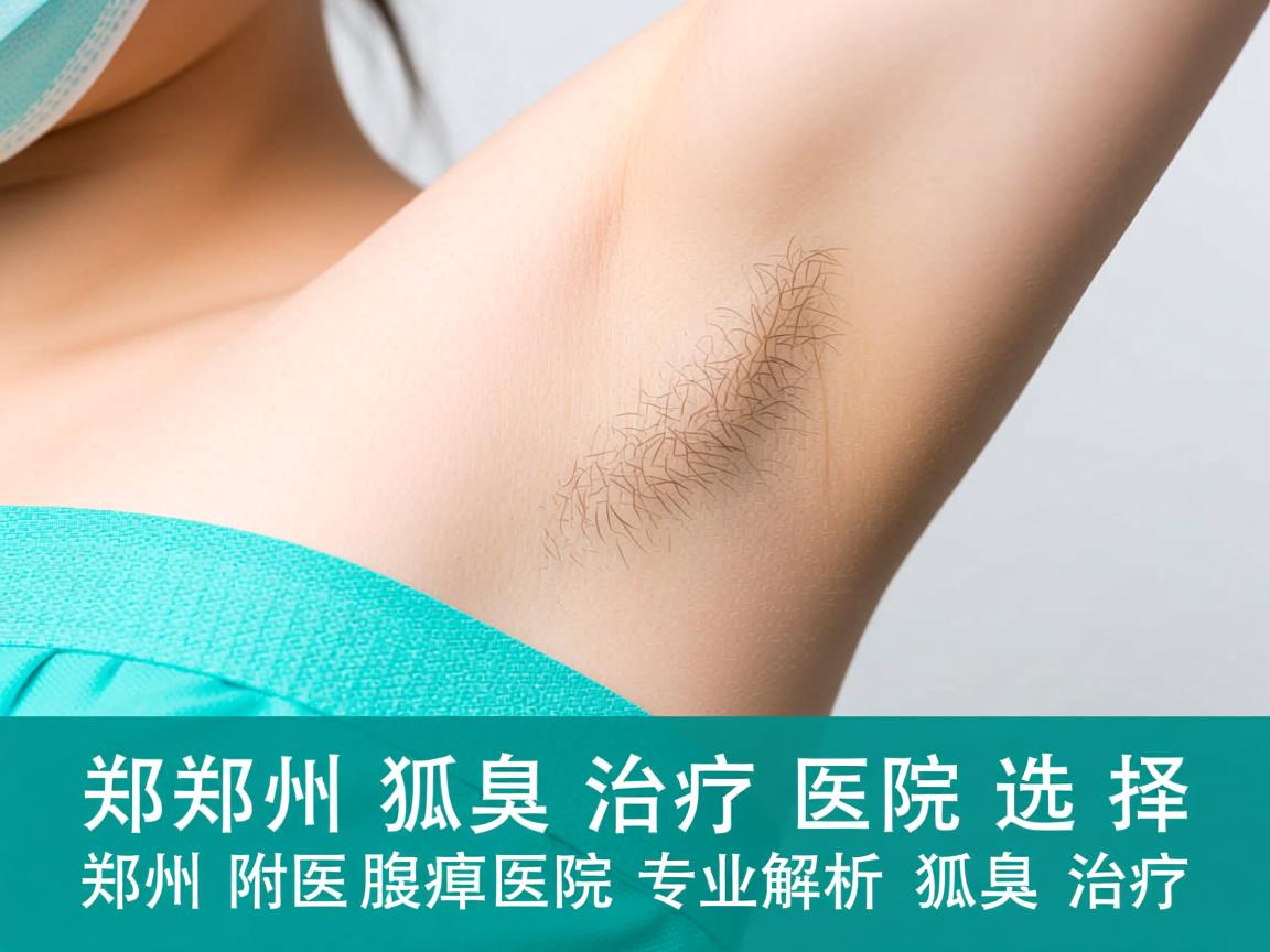 郑州狐臭治疗医院选择，郑州附医腋臭医院专业解析狐臭治疗