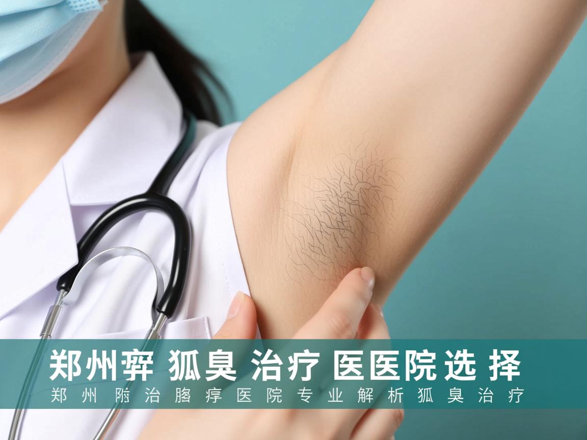 郑州狐臭治疗医院选择，郑州附医腋臭医院专业解析狐臭治疗