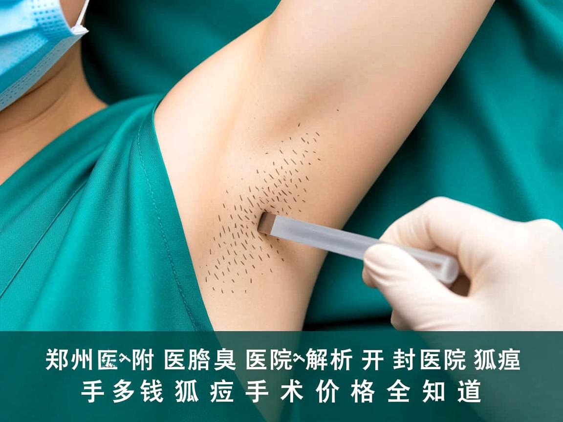 郑州附医腋臭医院解析，开封医院狐臭手术多少钱，狐臭手术价格全知道
