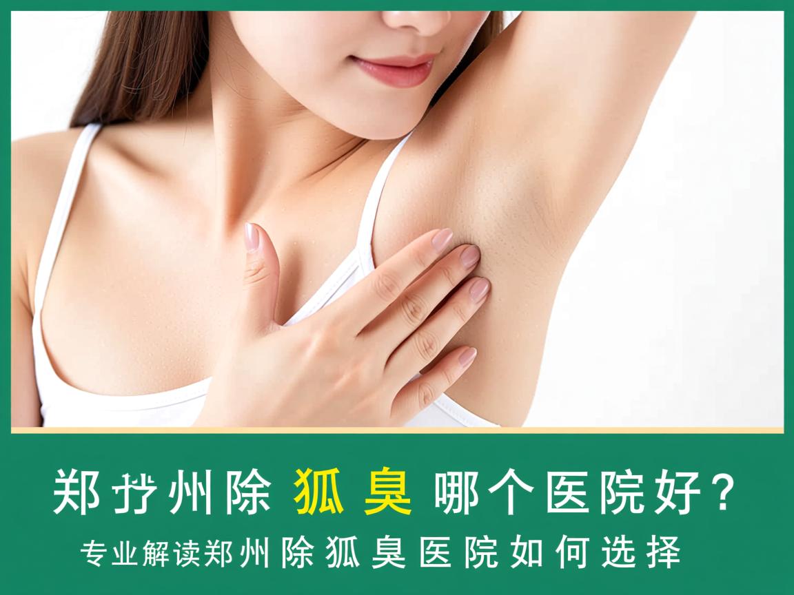 郑州除狐臭哪个医院好？专业解读郑州除狐臭医院如何选择