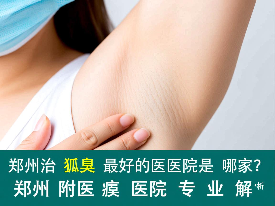 郑州治疗狐臭最好的医院是哪家？郑州附医腋臭医院专业解析
