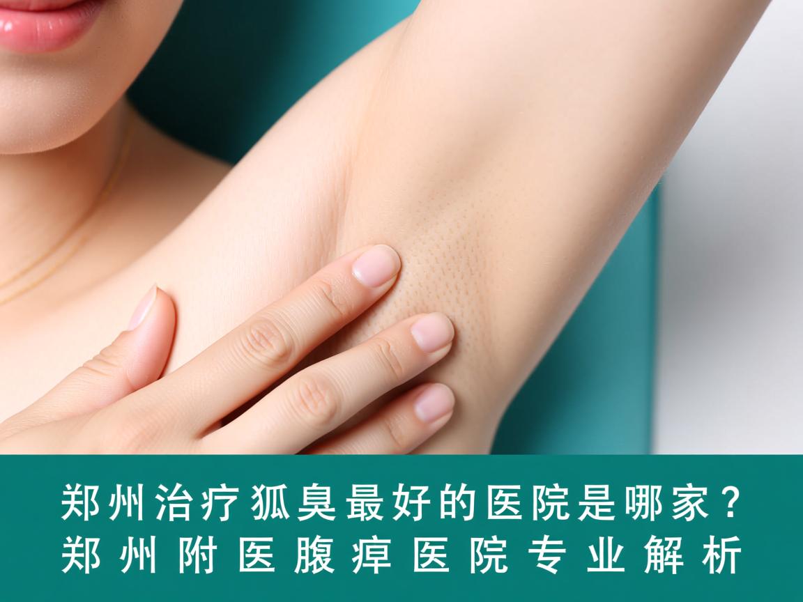 郑州治疗狐臭最好的医院是哪家？郑州附医腋臭医院专业解析