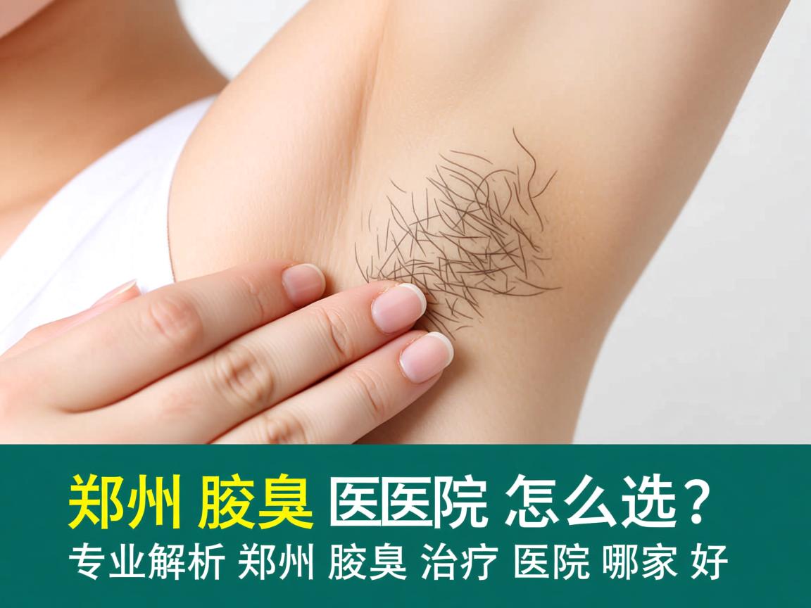郑州腋臭医院怎么选？专业解析郑州腋臭治疗医院哪家好
