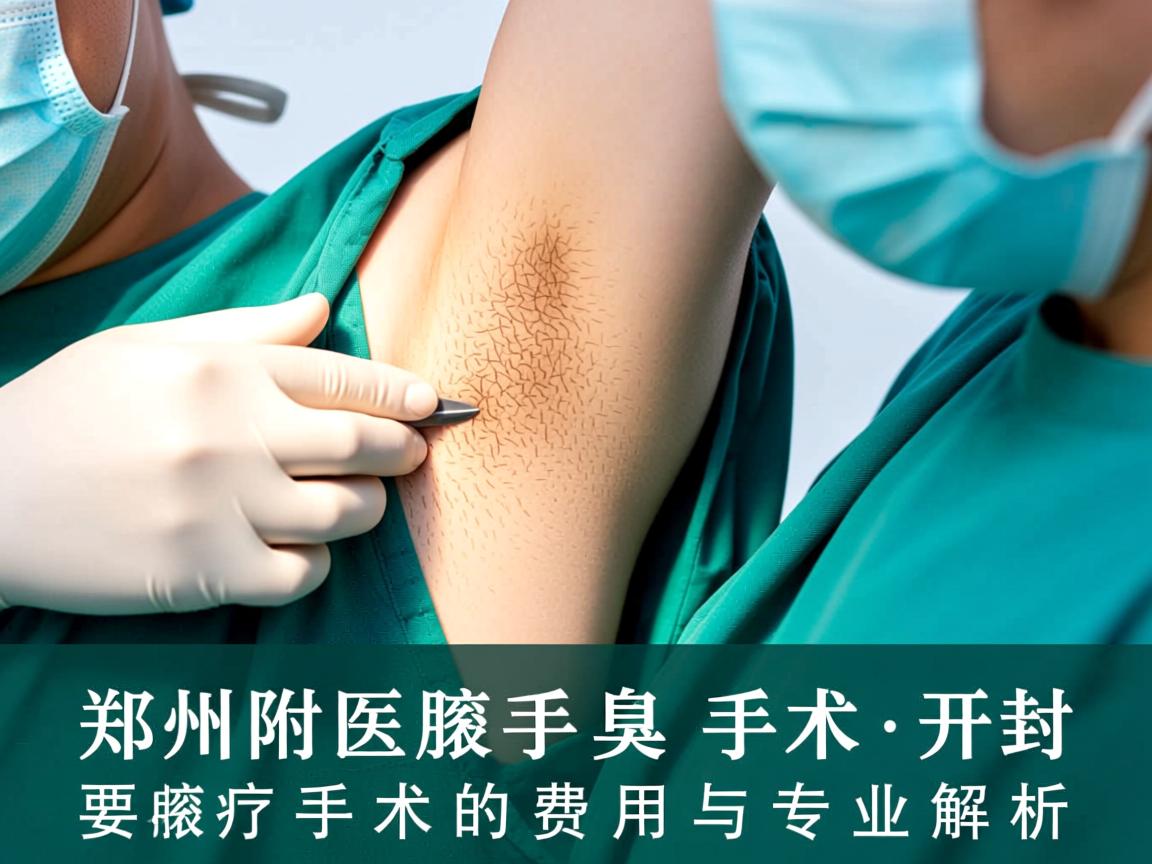 郑州附医腋臭手术，开封腋臭手术的费用与专业解析