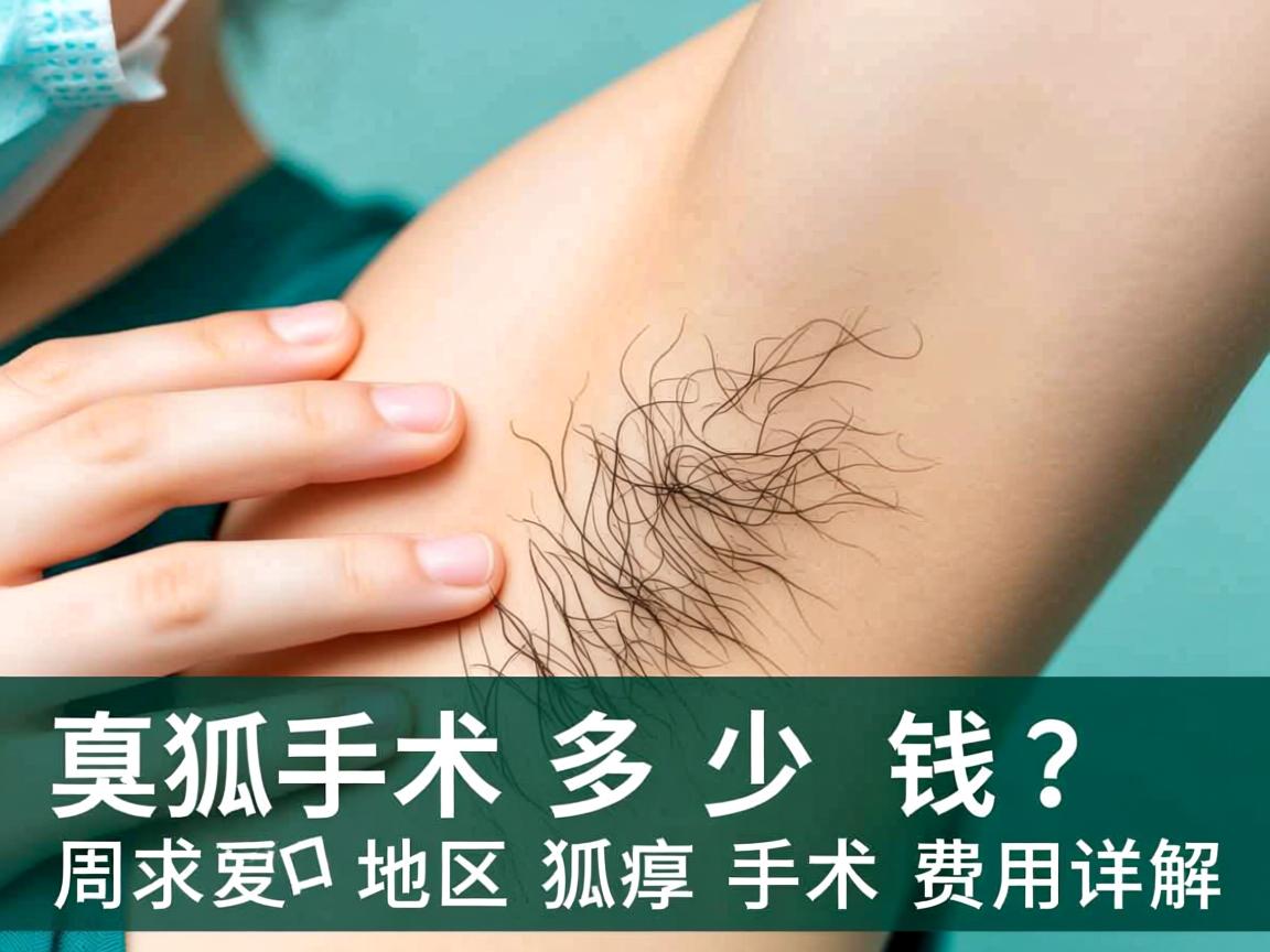 狐臭手术多少钱？周口地区狐臭手术费用详解