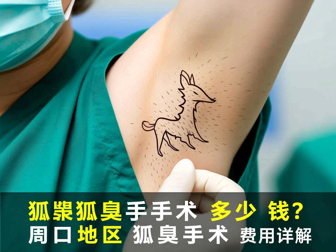 狐臭手术多少钱？周口地区狐臭手术费用详解