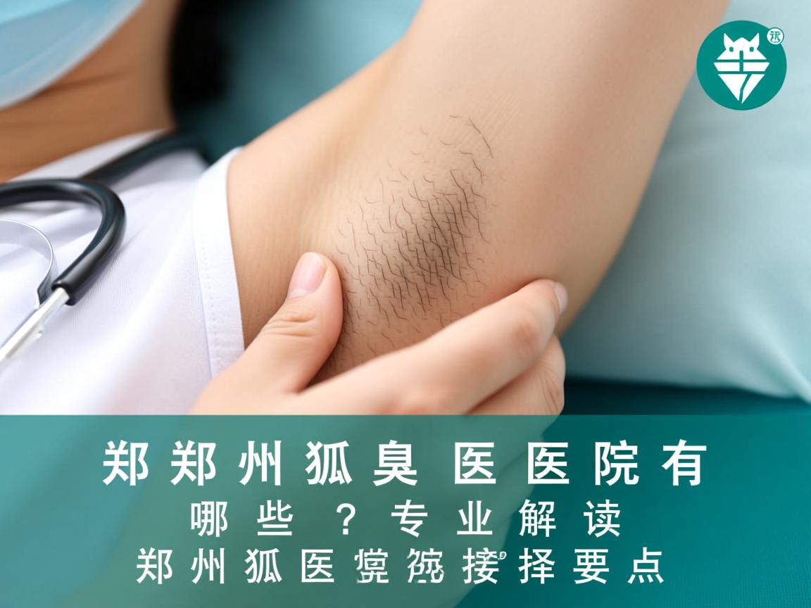 郑州狐臭医院有哪些？专业解读郑州狐臭医院的选择要点