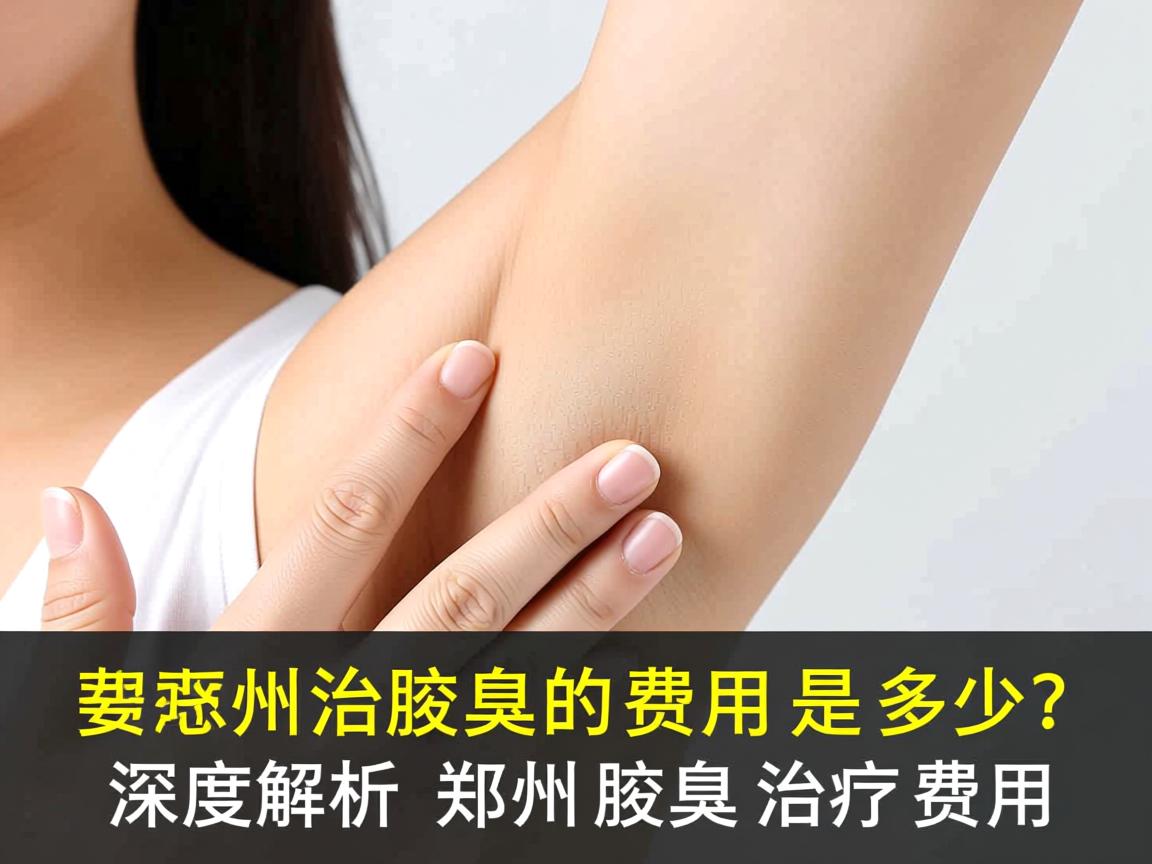 郑州治腋臭的费用是多少？深度解析郑州腋臭治疗费用