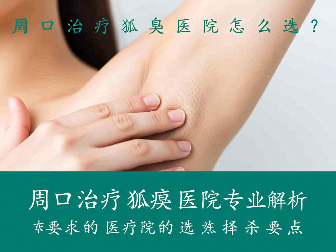 周口治疗狐臭医院怎么选？专业解析周口狐臭医院的选择要点