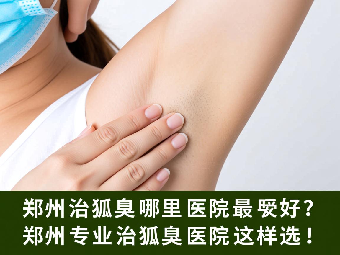 郑州治狐臭哪里医院最好？郑州专业治狐臭医院这样选！
