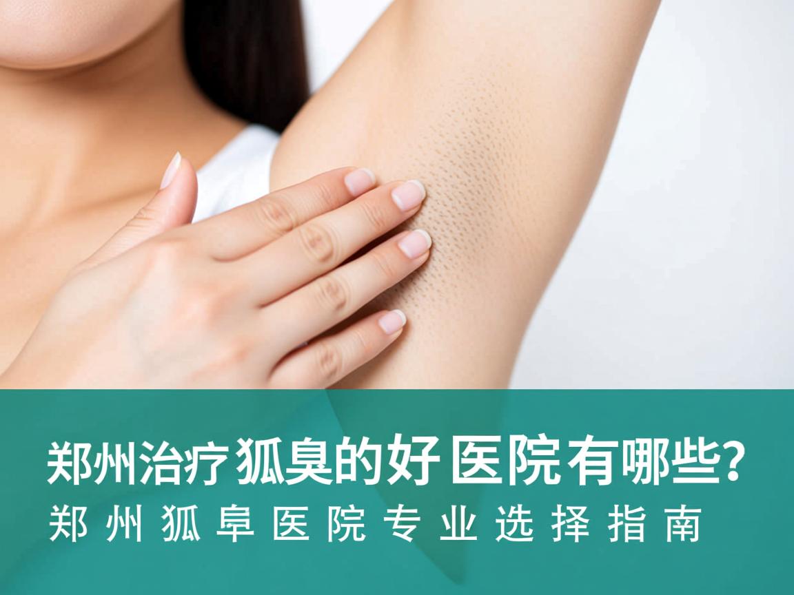 郑州治疗狐臭的好医院有哪些？郑州狐臭医院专业选择指南